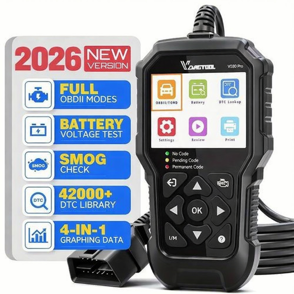 VDIAGTOOL VD30PRO Check Engine Light Code Reader OBD2 Scanner Car ...