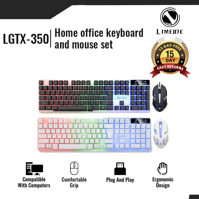 Raiku x Limeide Gtx-350 Colorful LED Illuminated Backlight Ergonomic ...