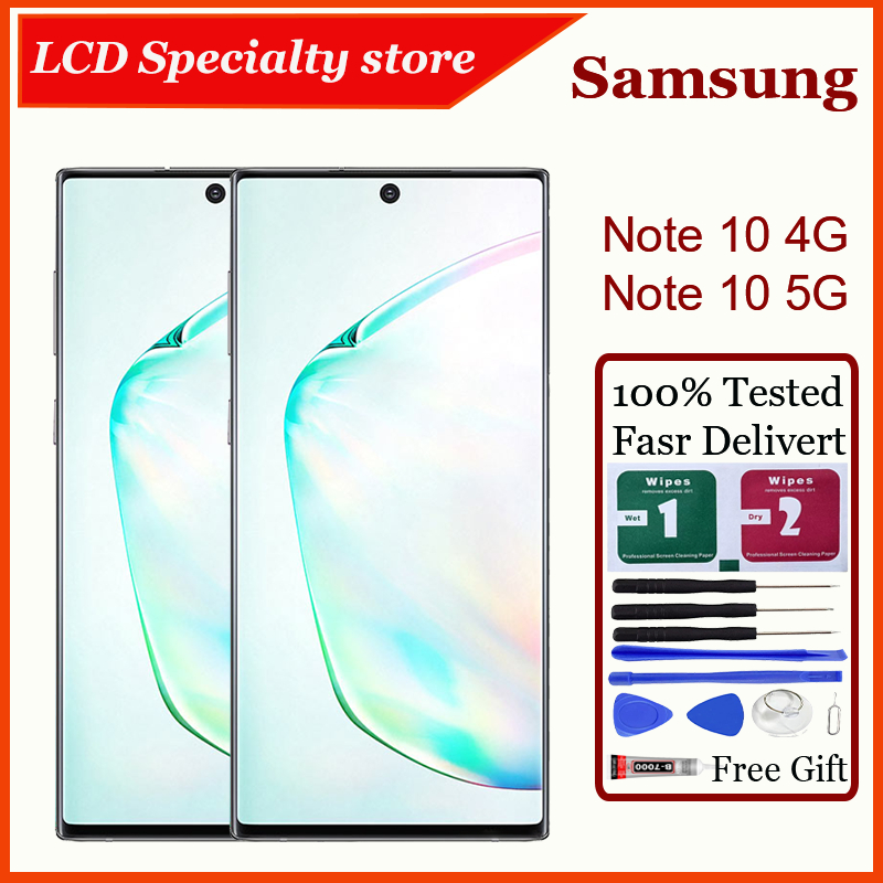 Original AMOLED For Samsung Galaxy Note 10 4G 5G LCD Display Touch ...
