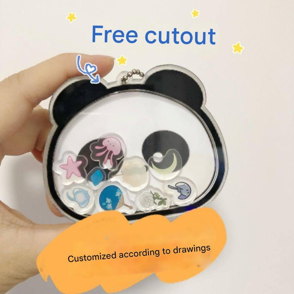 Custom Acrylic Shaker&shaking Keychain & Cartoon Anime Star Support ...