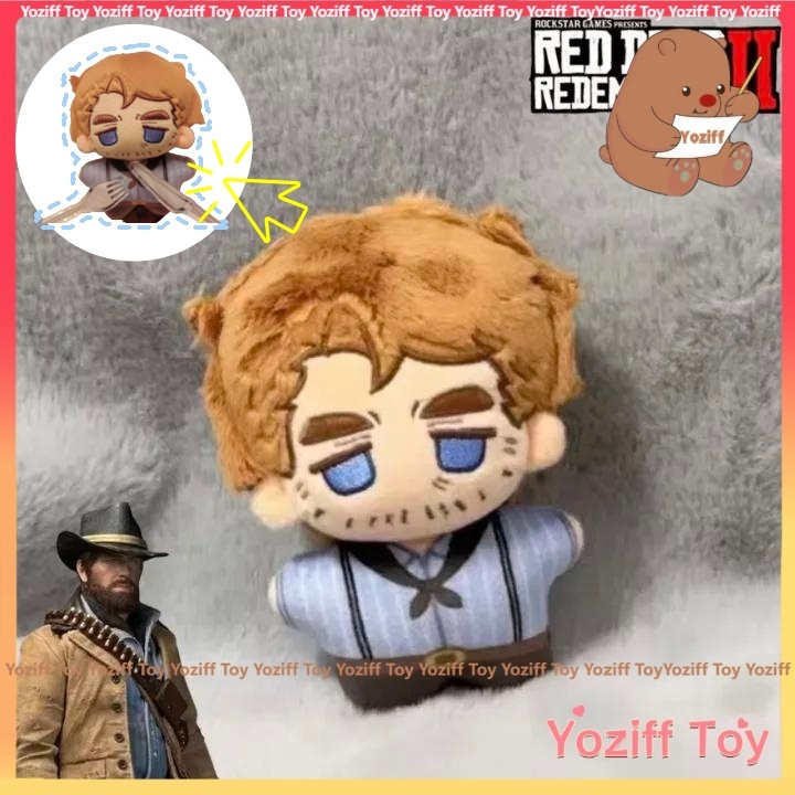 10cm Game RDR2 Red Dead Redemption 2 Arthur Morgan Plush Doll, Stuffed ...