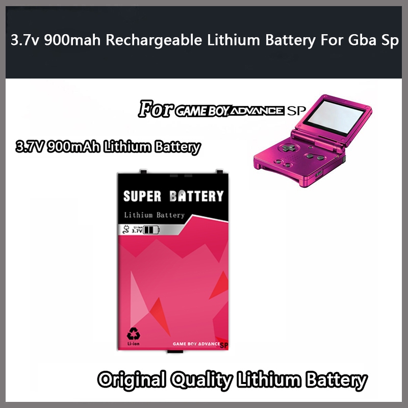 3.7v 900mah Rechargeable Lithium Battery For Gba Sp Nds Quality ...