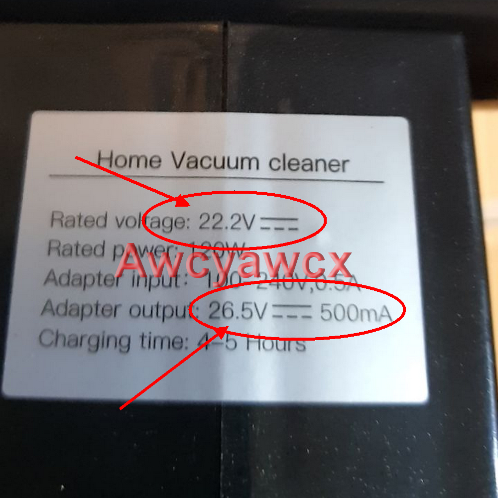 Toplader Netadapter Voeding Oplader 27V Voor Xiaomi G20 Lite Stofzuiger