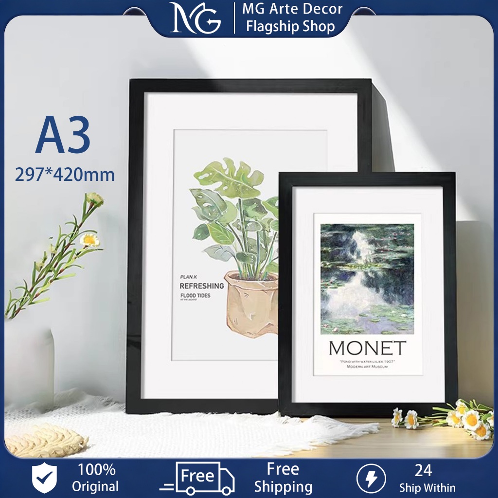 MG Arte Decor | A3 Photo Frame Wall Decor Picture Holder Certificate of ...
