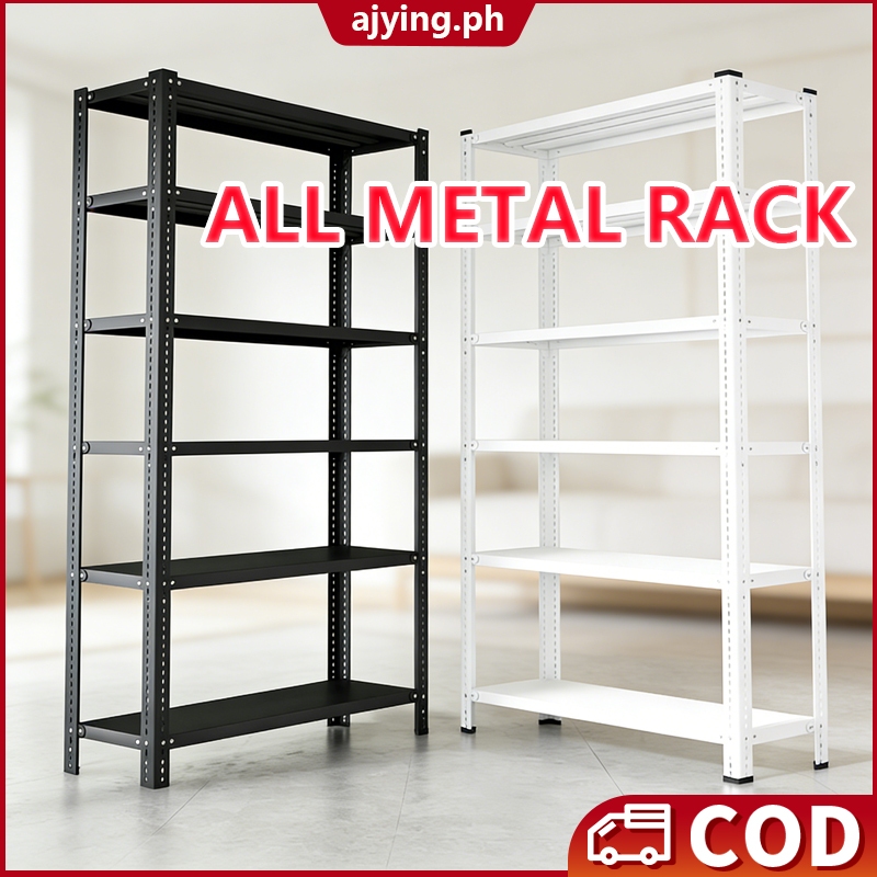 3-5 Layer Metal Rack Shelf Angle Steel Display Shelves Organizer ...