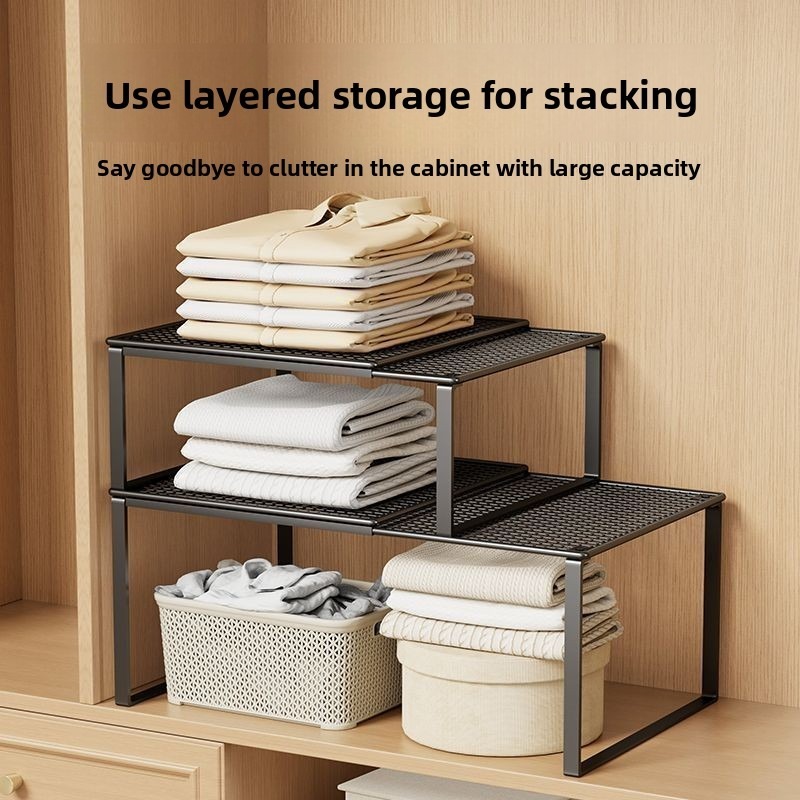 Wardrobe Divider Shelves for Closets and Cabinets, Expandable Storage ...