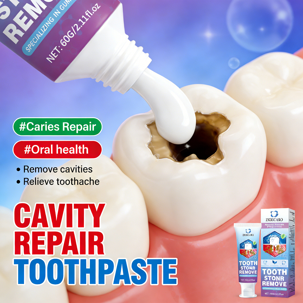 Anti-cavity toothpaste: repairs cavities, strengthens enamel and teeth ...
