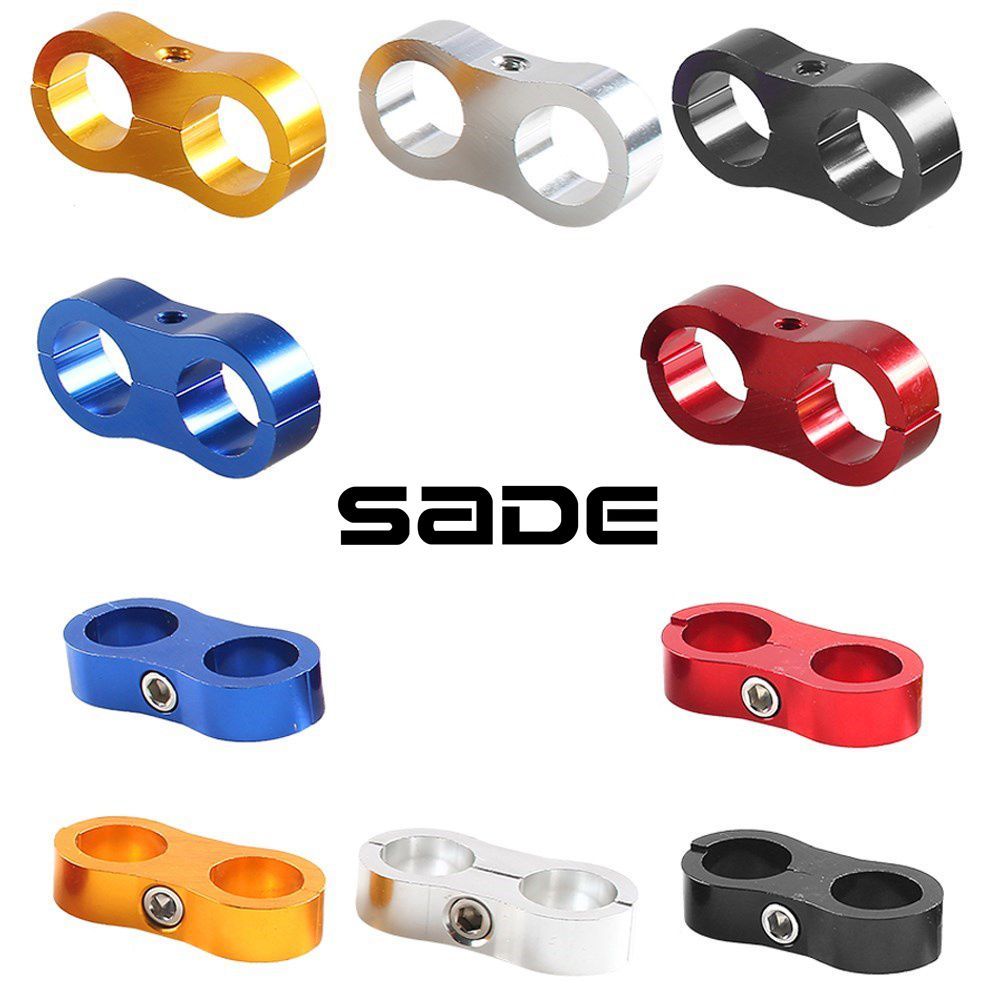 SADE Universal Aluminum Line Separator Kit Billet Oil Fuel Water Hose ...