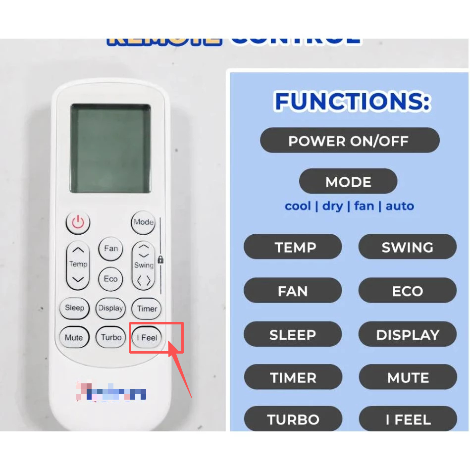 for Astron TCLSPV200 2HP Split Inverter Air Conditioner Remote Control ...