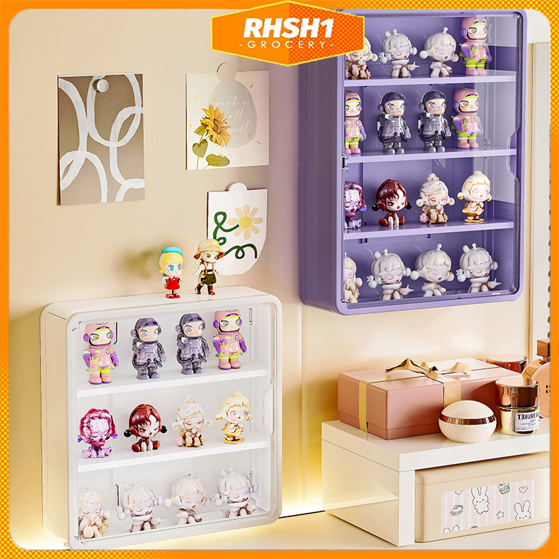 Popmart Acrylic Display Case Rack PoP Blind Box Organizer Shelf Wall ...