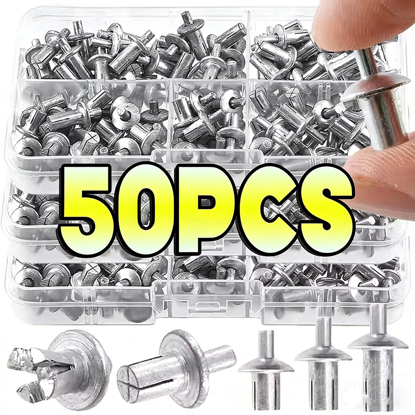 Aluminum Alloy Expansion Rivets / Dome Head Tapping Expansion Screws ...