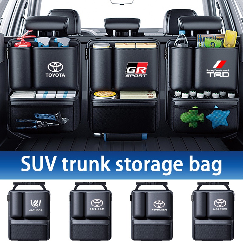 Toyota SUV car trunk storage bag trunk clutter sorting bag seat ...