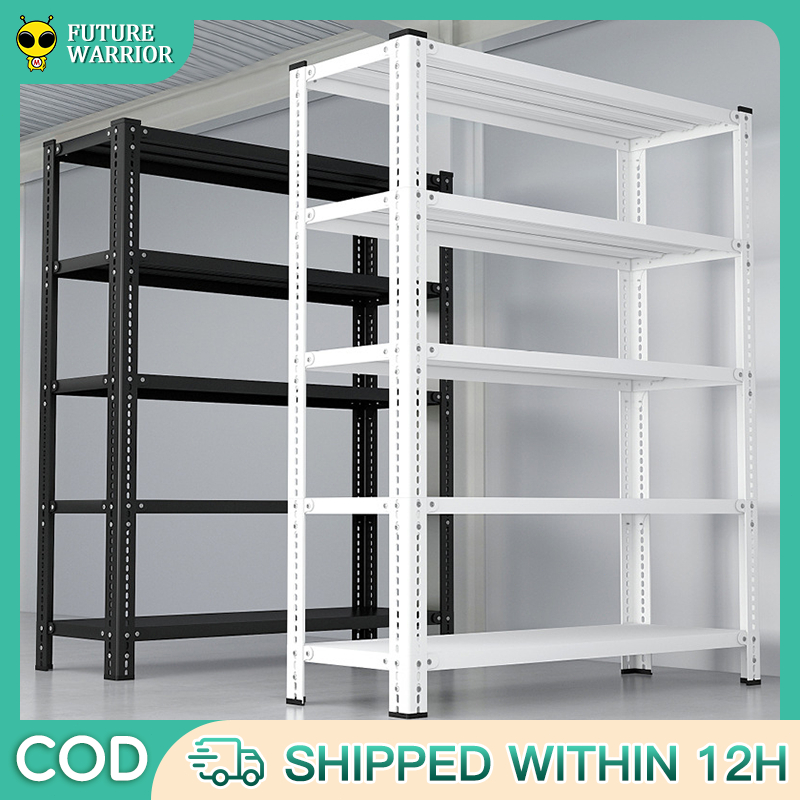 【100% Metal】6layer Metal Rack Steel Rack Goods Storage Shelf Heavy Duty ...