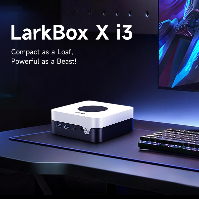 2025 CHUWI LarkBox X Mini PC Intel Corei3-1220P 8GB RAM 256GB SSD