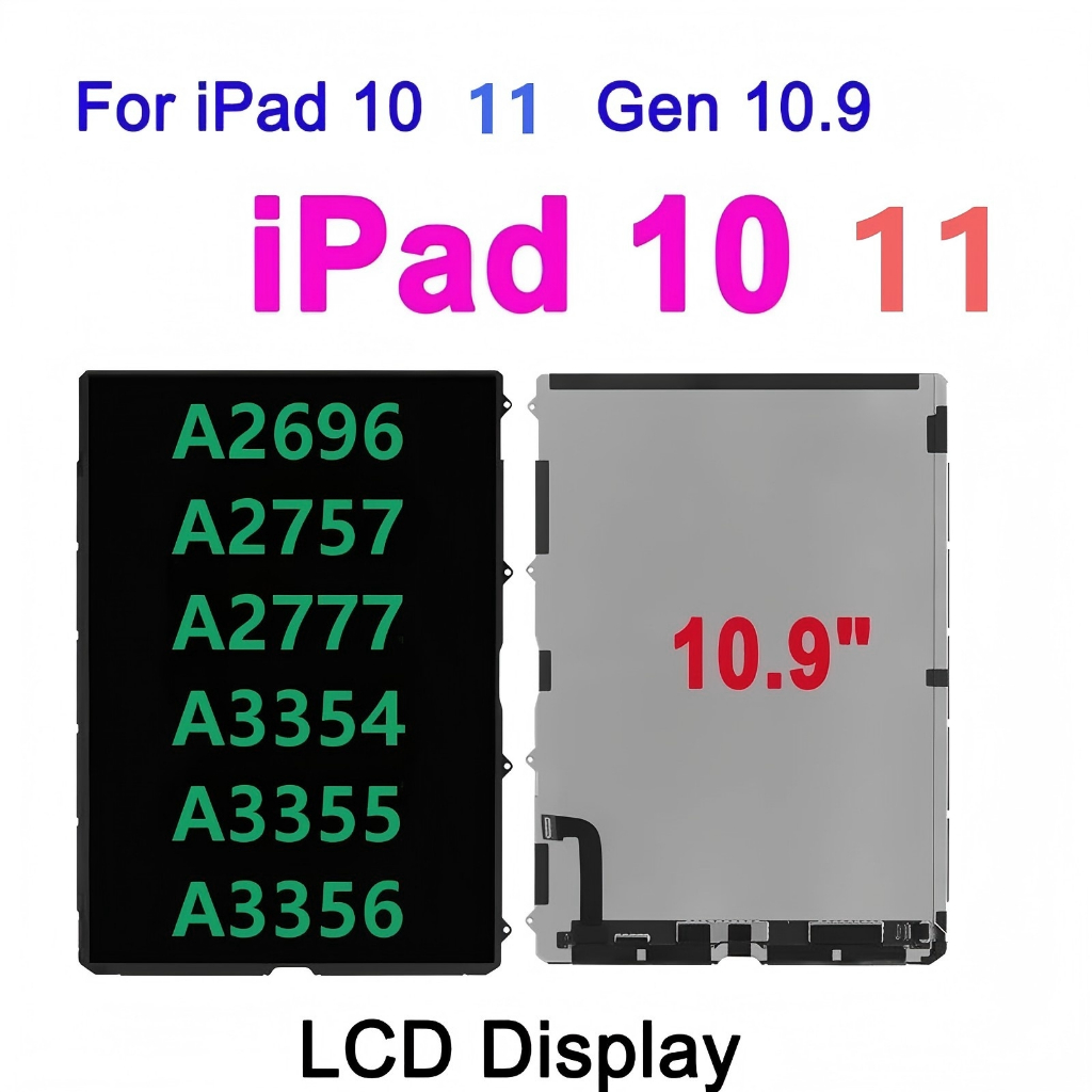 For IPad 10th Gen 10.9" LCD Display Screen Replacement (A2757, A2696, A2777)