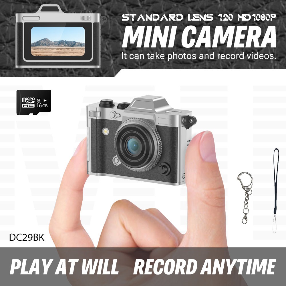 (DC29)Retro Digital camera1080P high-definition sports student camera ...