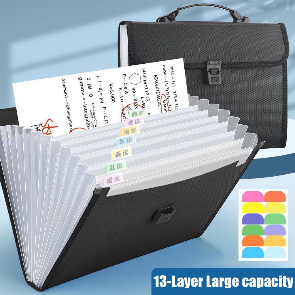 A4/Long File Folder Paper Organizer Envelope Document Bag Folder ...
