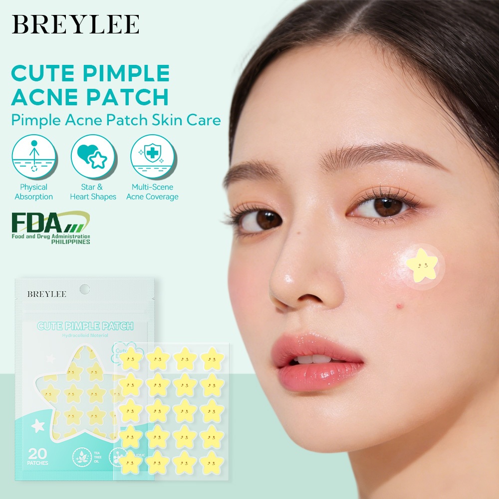 BREYLEE Cute Pimple Patches Acne Pimple Patch Acne Treatment Stickers ...
