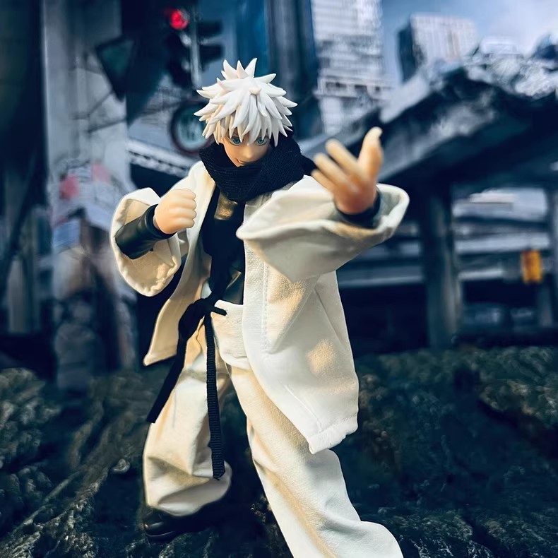 NANA Jujutsu Kaisen SHF Gojo Satoru Shinjuku War Haori Figure and ...