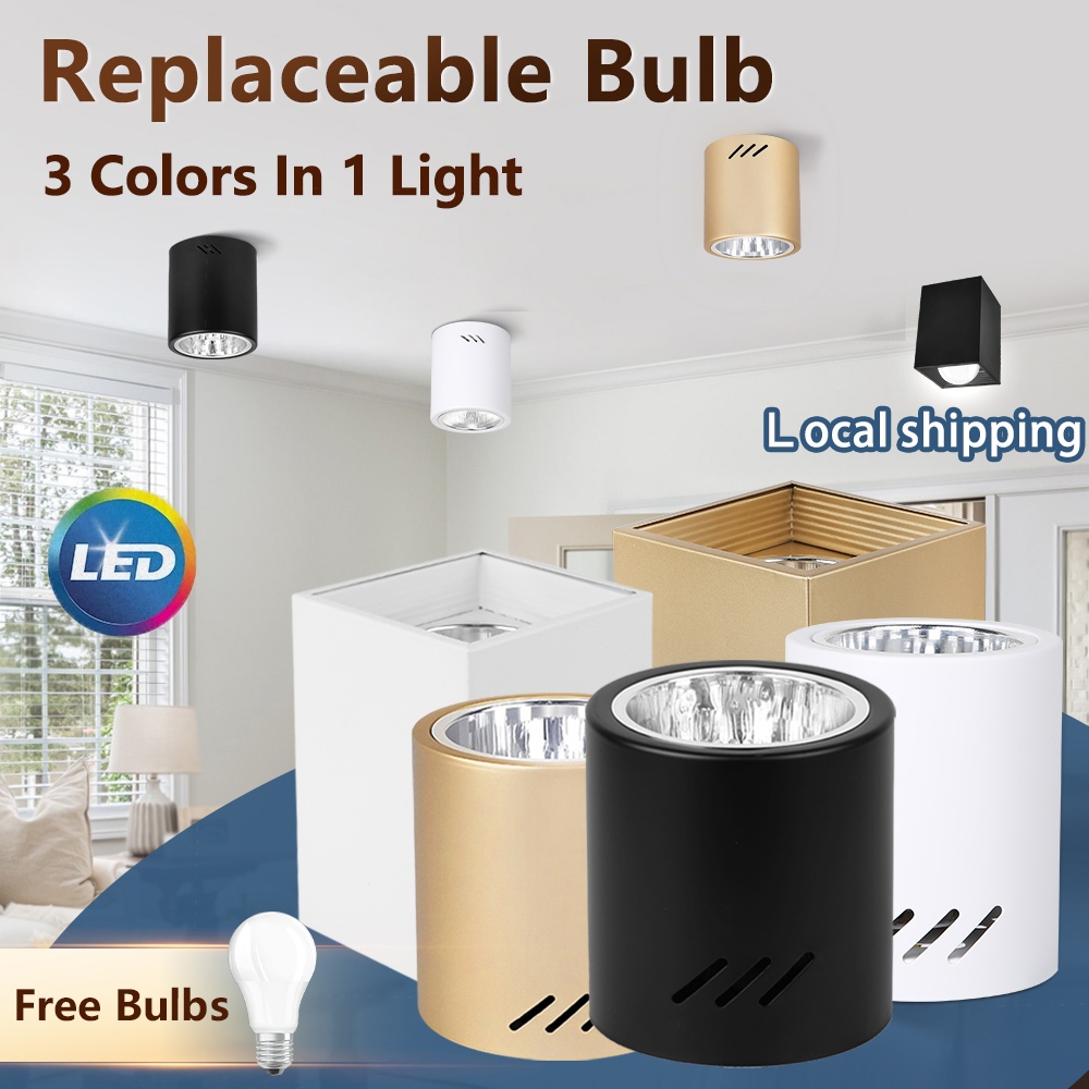 LED Downlight Surface Mounted Pin Light Ceiling 3Color Replaced ...