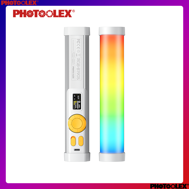 PHOTOOLEX 100% Official RGB Magnetic Tube Light B190S Desktop Fill ...