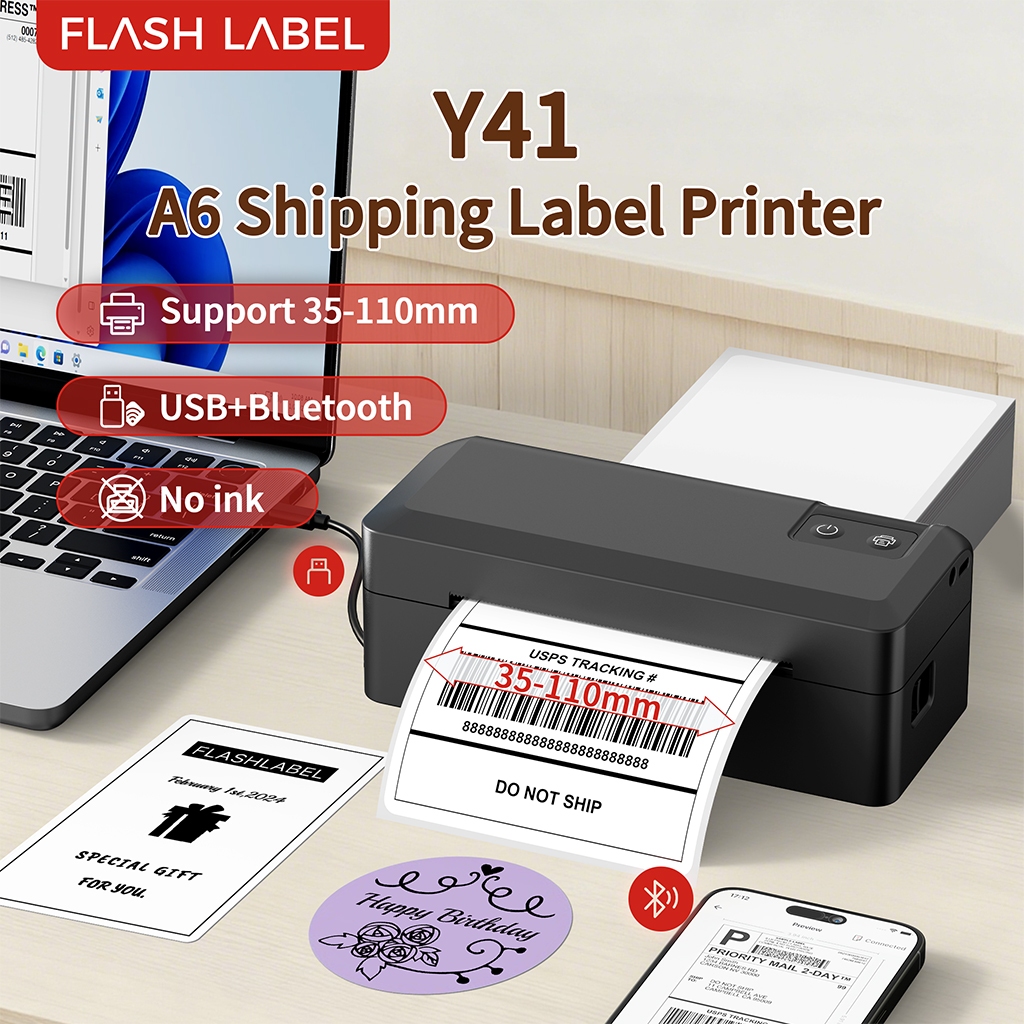 Flashlabel A6 Shipping Label Printer Waybill Printer Cellphone ...