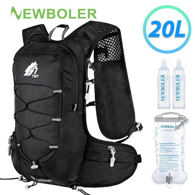 Newboler 20L Large Capacity Hiking Backpack Lightweight Breathable  Waterproof Hydration Cycling Bag Outdoor Sports Climbing Running Vest Pack  With 2L Water Bladder | Shopee Philippines