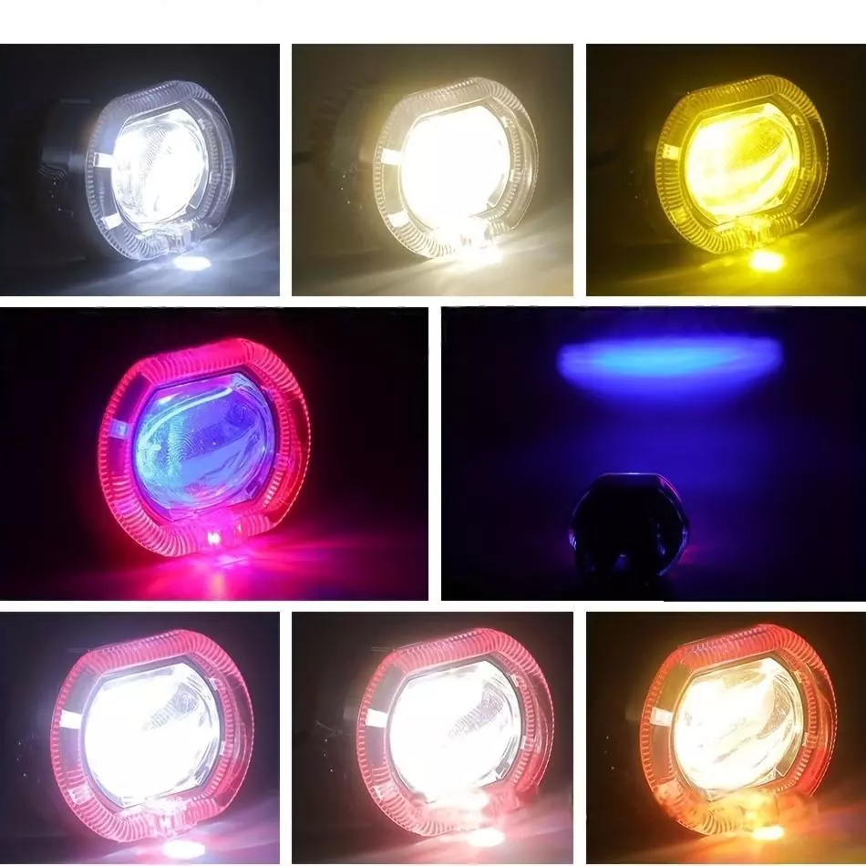2.5 Inch BI-LED Mini Projector Lens with Shroud & Devil Eye, 30W Full ...