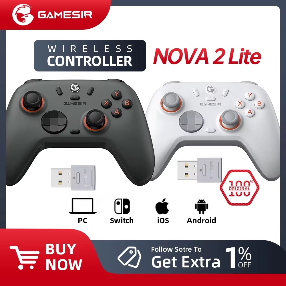New GameSir Nova 2 Lite Gamepads PC Switch 2 Gaming Controller for ...