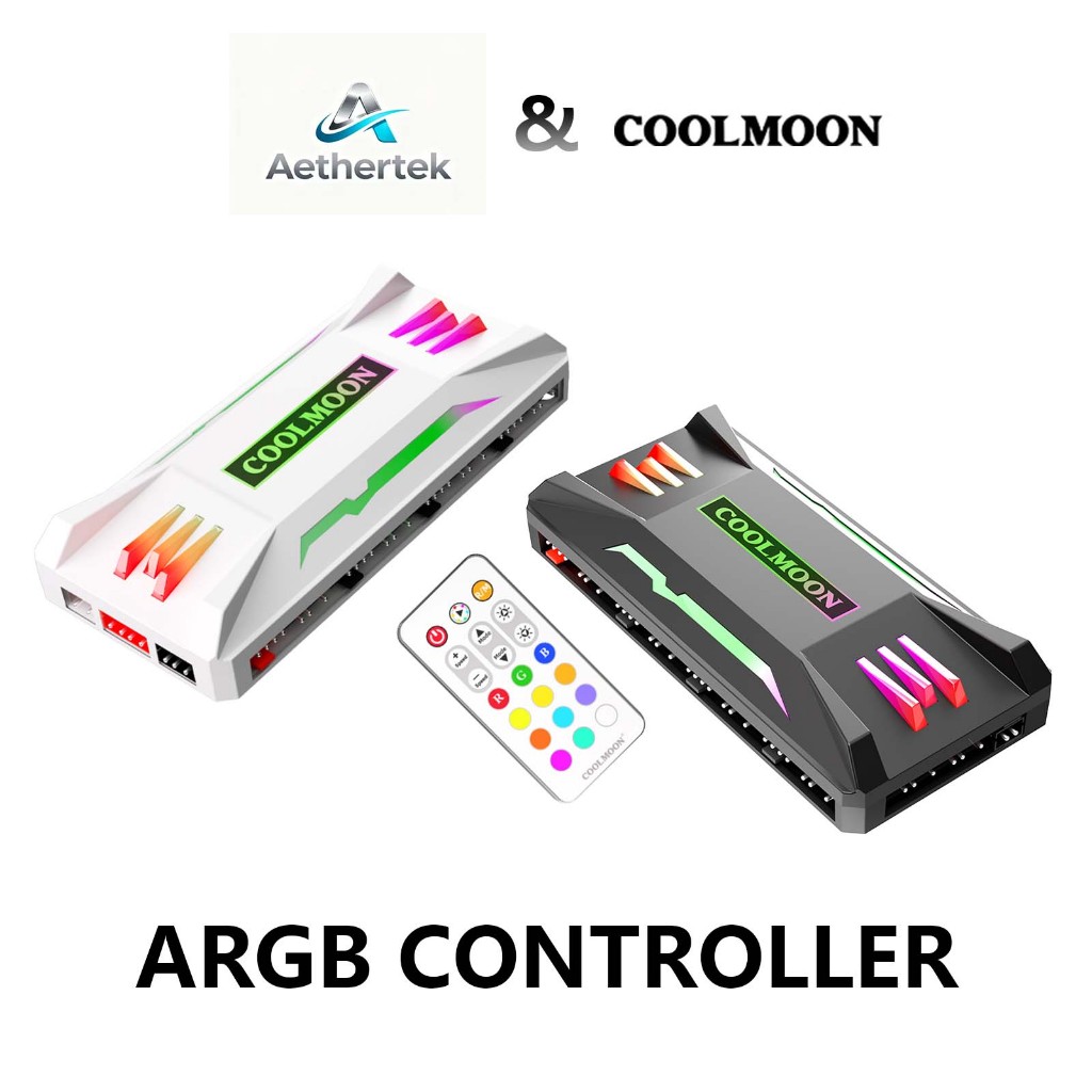 coolmoon-smart-hub-5v-3pin-argb-4-pin-pwm-pc-case-fan-argb-controller