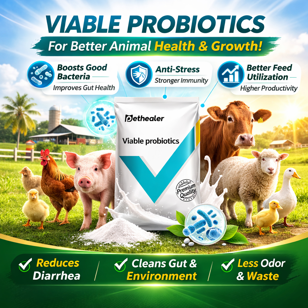 Probiotic Feed Additive 1kg |For Pig Cow Goat Sheep Chicken Duck Animal ...