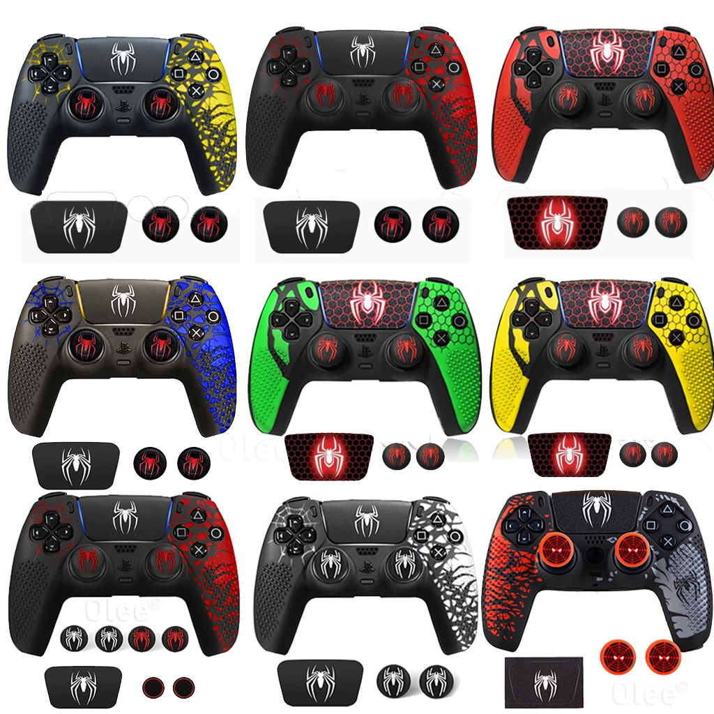 PS5 Controller Cover Skin Set,Anti-Slip Soft Protective Case for PS5 ...