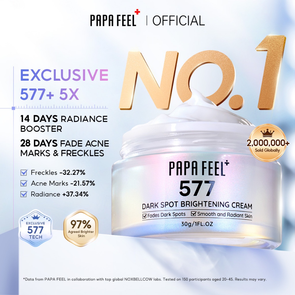 PAPA FEEL 577 Dark Spot Beauty White Cream 30g Vitamin C Repair