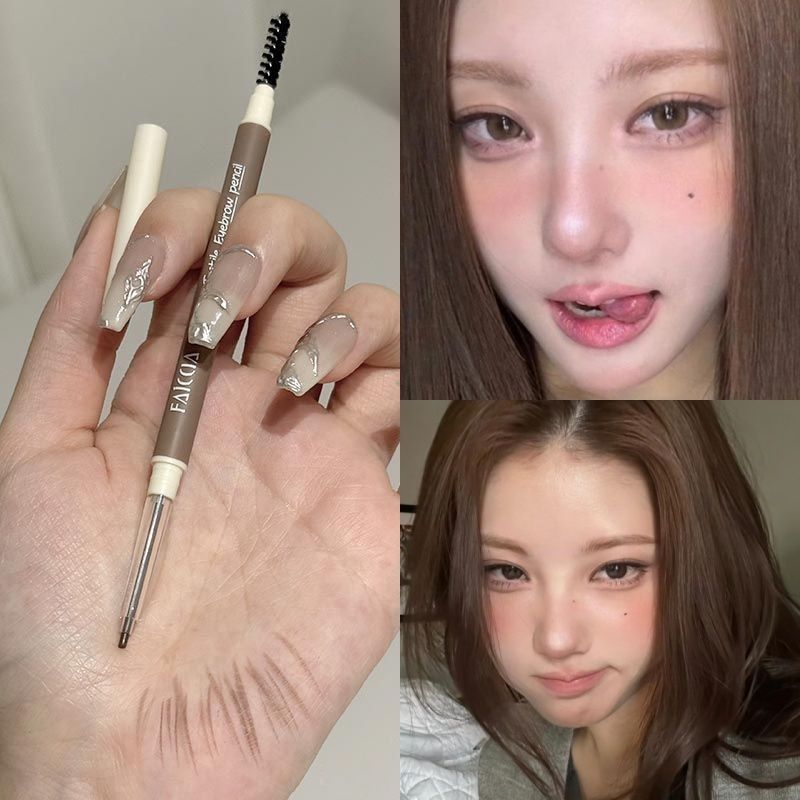 The double-headed eyebrow pencil does not cause the eyebrows to fade ...