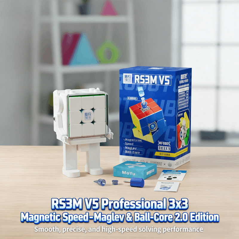 MOYU RS3M Maglev Speed Cube 3x3 – Stickerloos, Instelbaar & Ideaal Voor Training En Cadeau