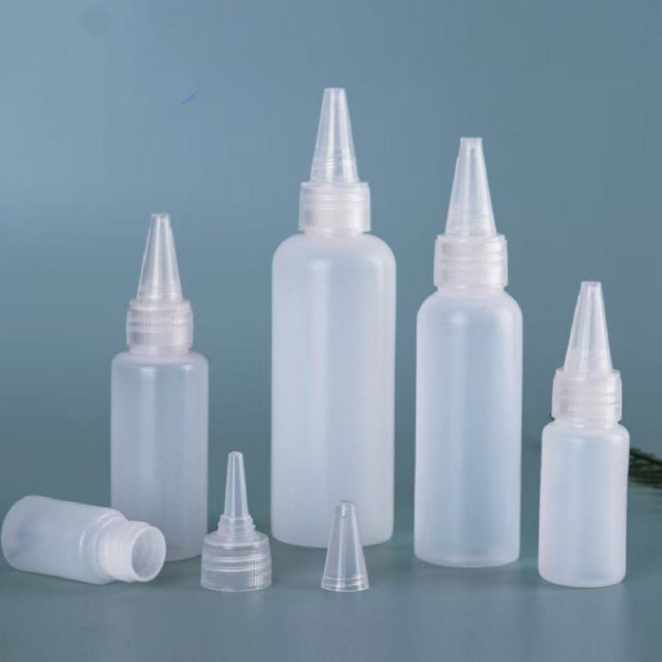 10/20/30/50/100ML Translucent PE Squeeze Dropper Bottles Ink Glue ...