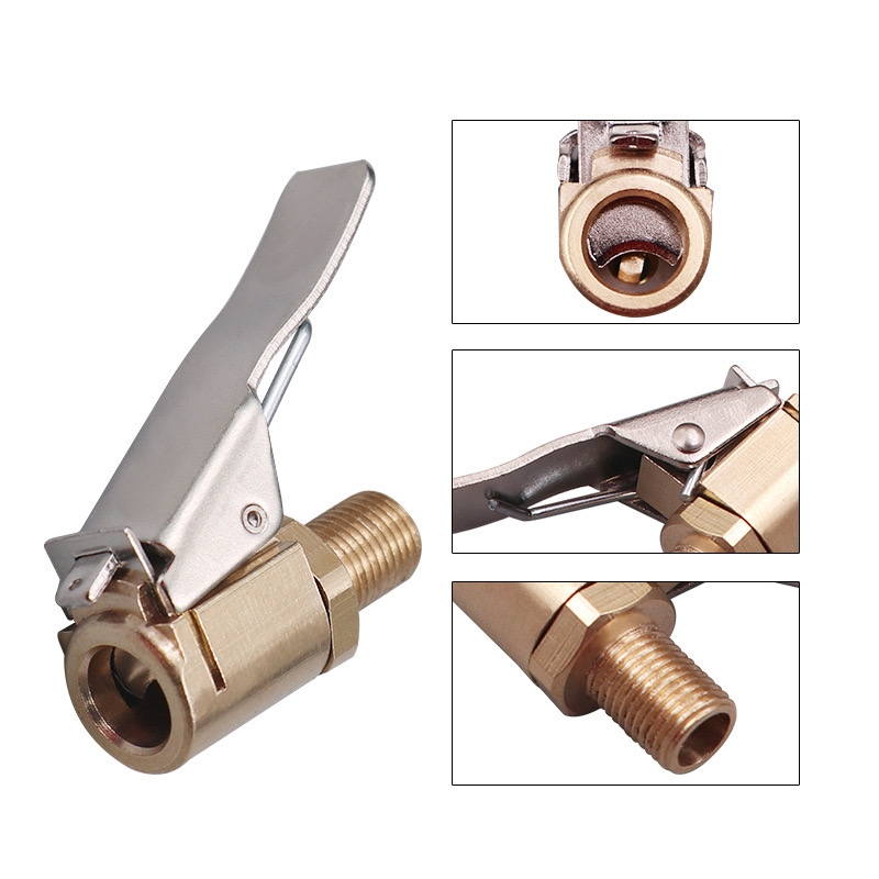 Motorcycle and Car Tire Inflator Connector Valve Stem Adapter ...