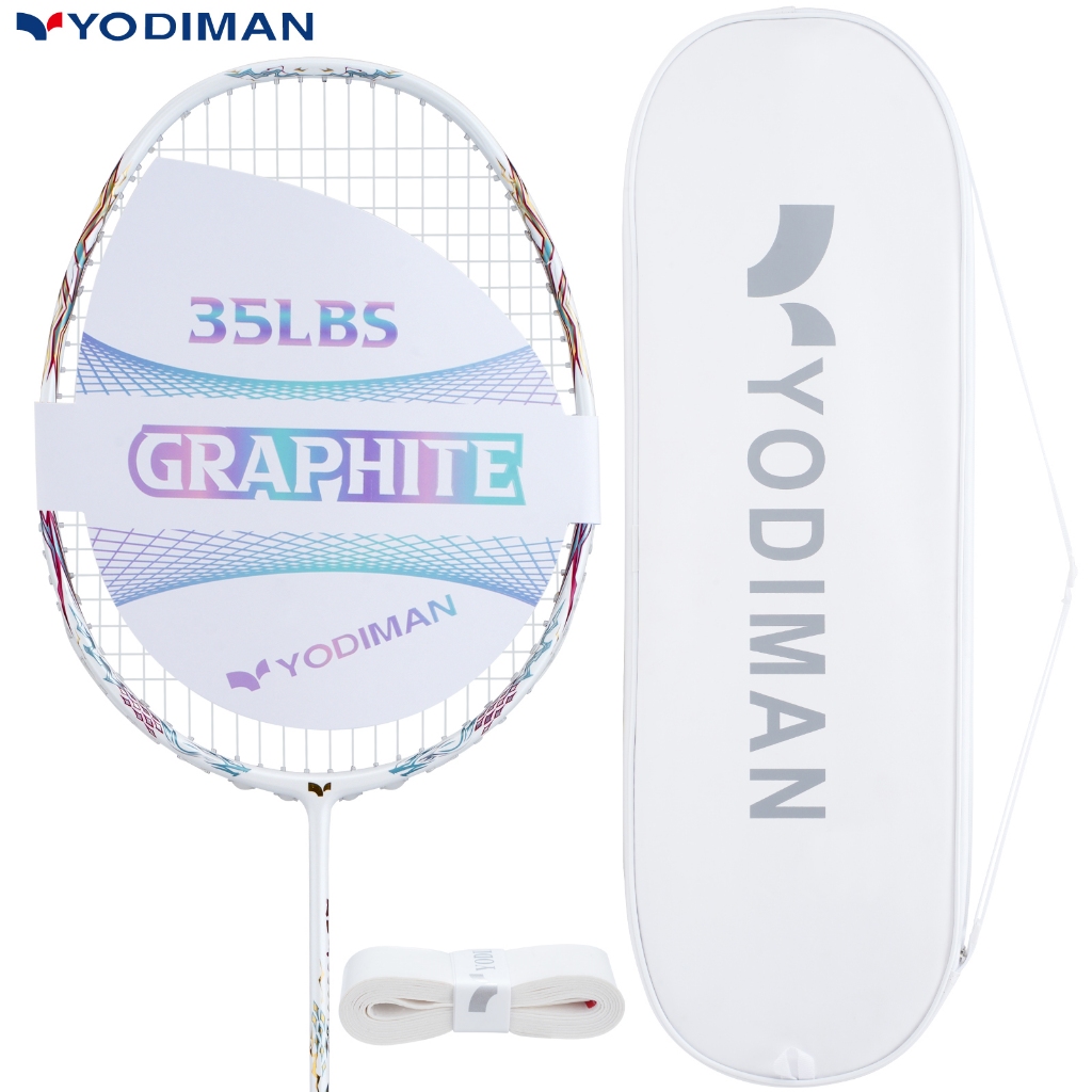 YODIMAN Genuine Original Professional-Grade Badminton Racket – Full ...