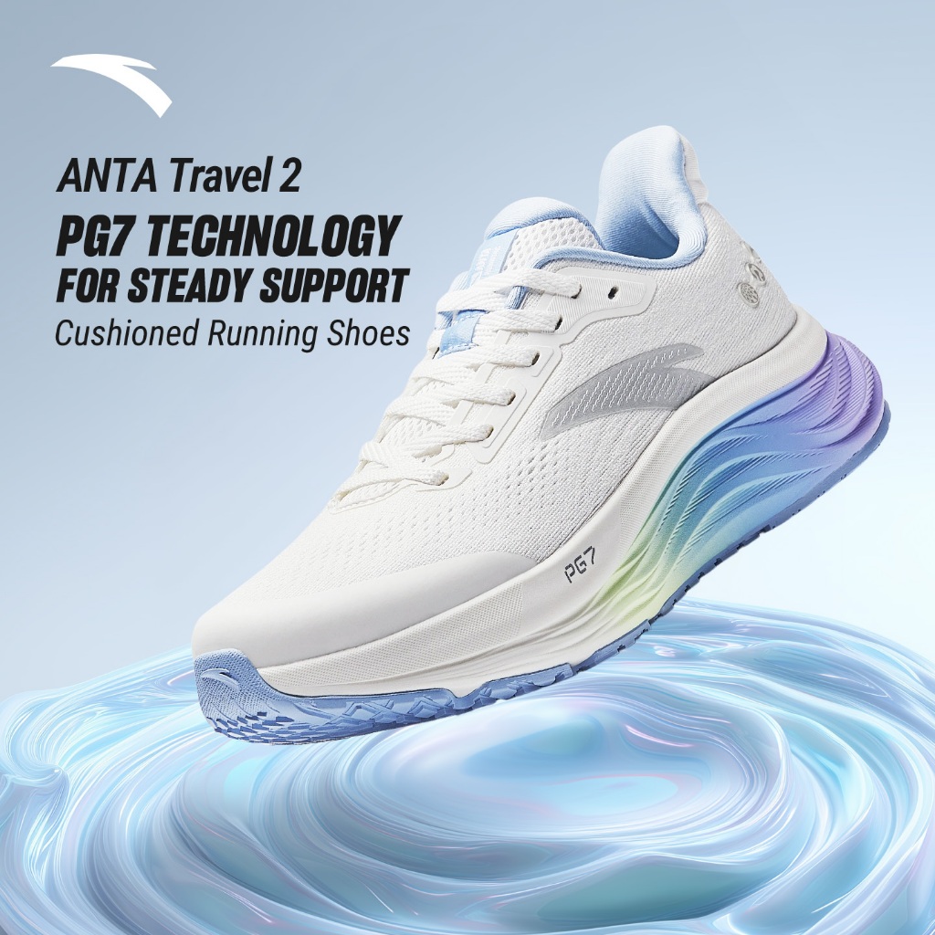ANTA Women PG7 Travel 2 Widefoot 2E Running Shoes Rebound Breathable ...