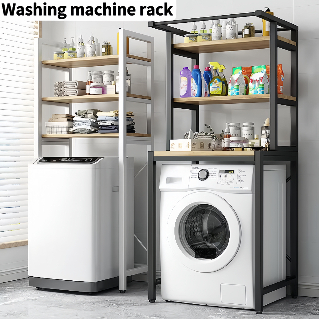 Washing Machine Rack Organizer Storage Rack Bathroom Shelf Balcony ...