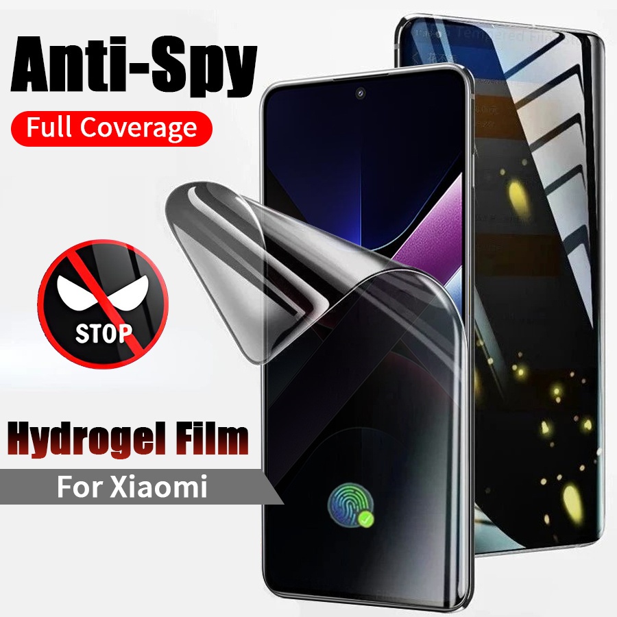 Pellicola Idrogel Privacy Antispia Per Xiaomi Redmi Note 10/10S – Copertura Curva
