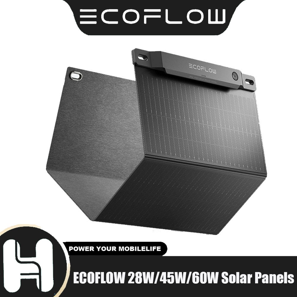 ECOFLOW Solar Panels 28W/45W/60W Photovoltaic Panels, Suitable For ...