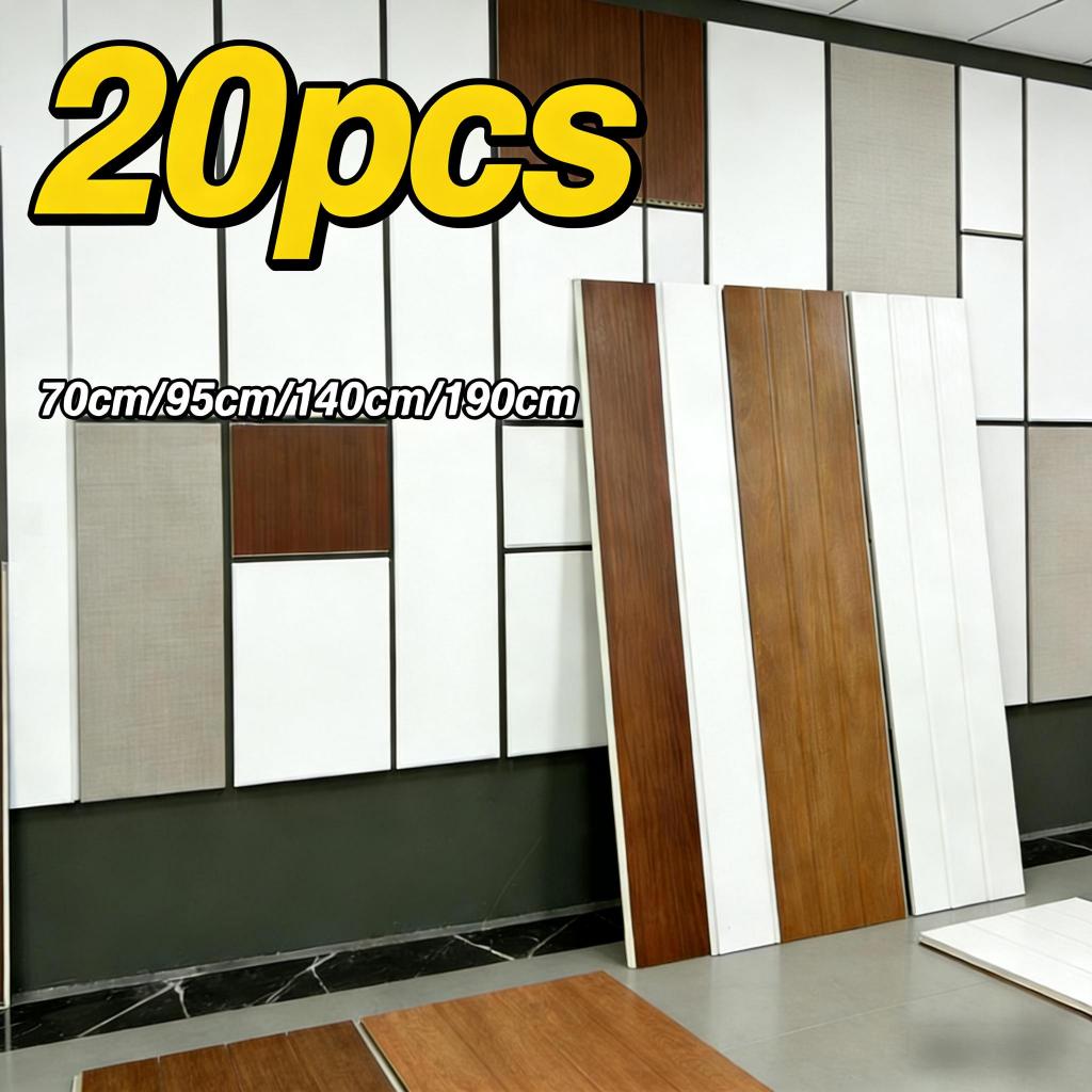 [20pcs] - PVC Ceiling Panel Wall Cladding Waterproof Moisture Proof ...