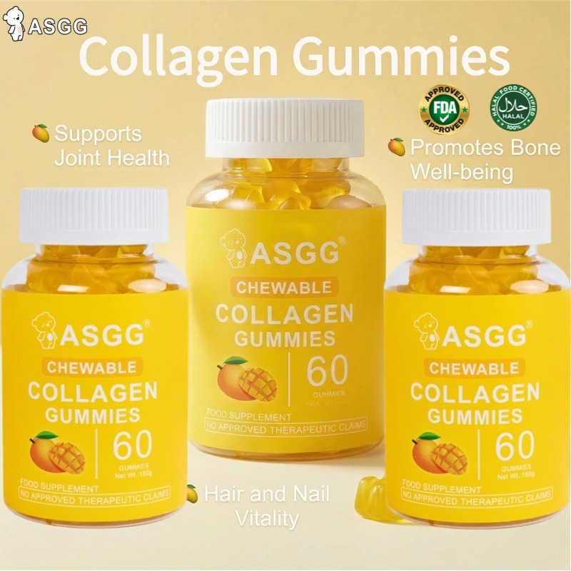 asgg glutathione ASGG Glutathione Collagen Glow Gummies | Vitamins for Skin Whitening &  Anti-Aging Beauty Supplement