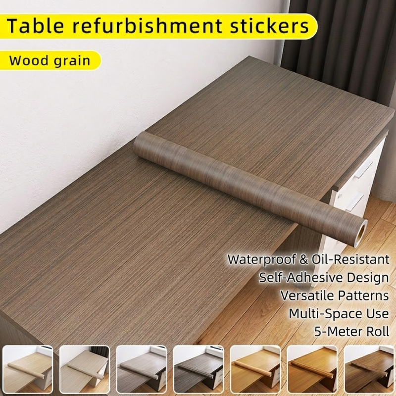5M Peel and Stick Wood Sticker for Table Renovation DIY Crafts Home ...