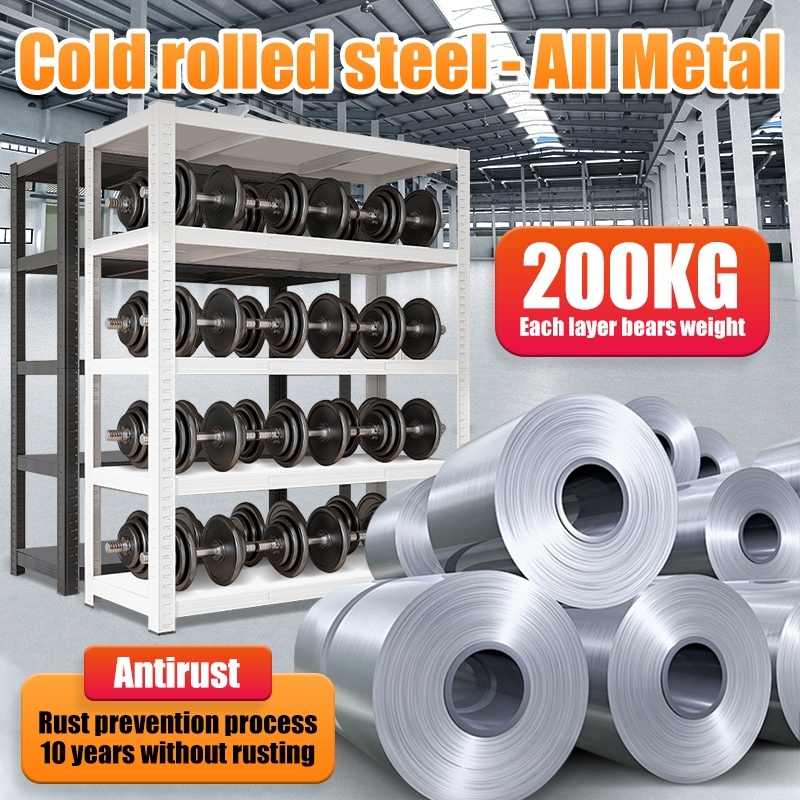 CCHSJ 3-5 Layer Metal Rack Steel Shelf Rack Boltless Organizer ...