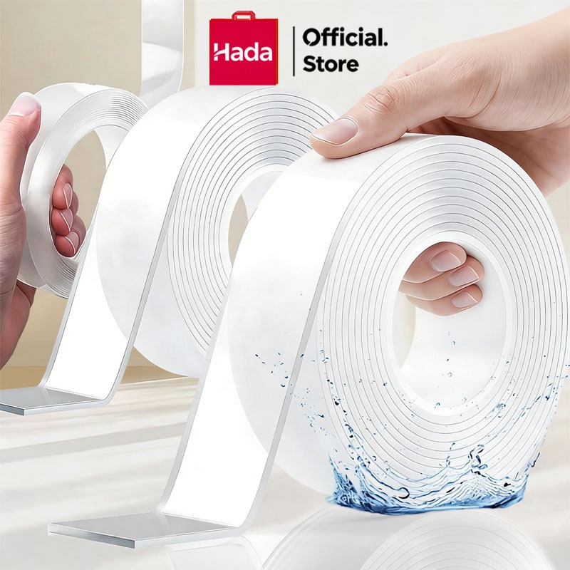 5M/10M Nano Double Sided Tape Strong Viscosity Waterproof Reusable ...