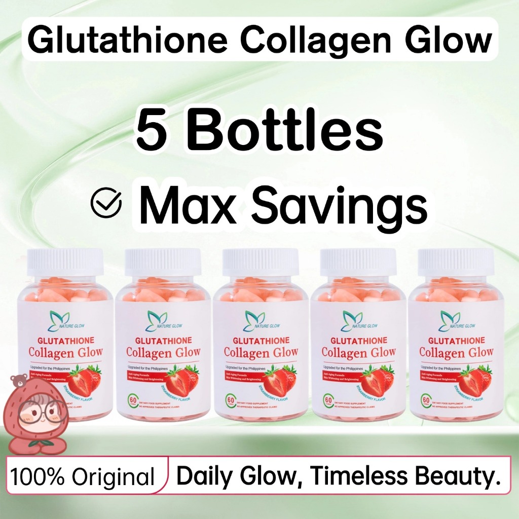 glutathione collagen glow philippines price NATURE GLOW Glutathione Collagen Glow Anti-Aging Whitening Brightens Skin  Glutathione Gummies