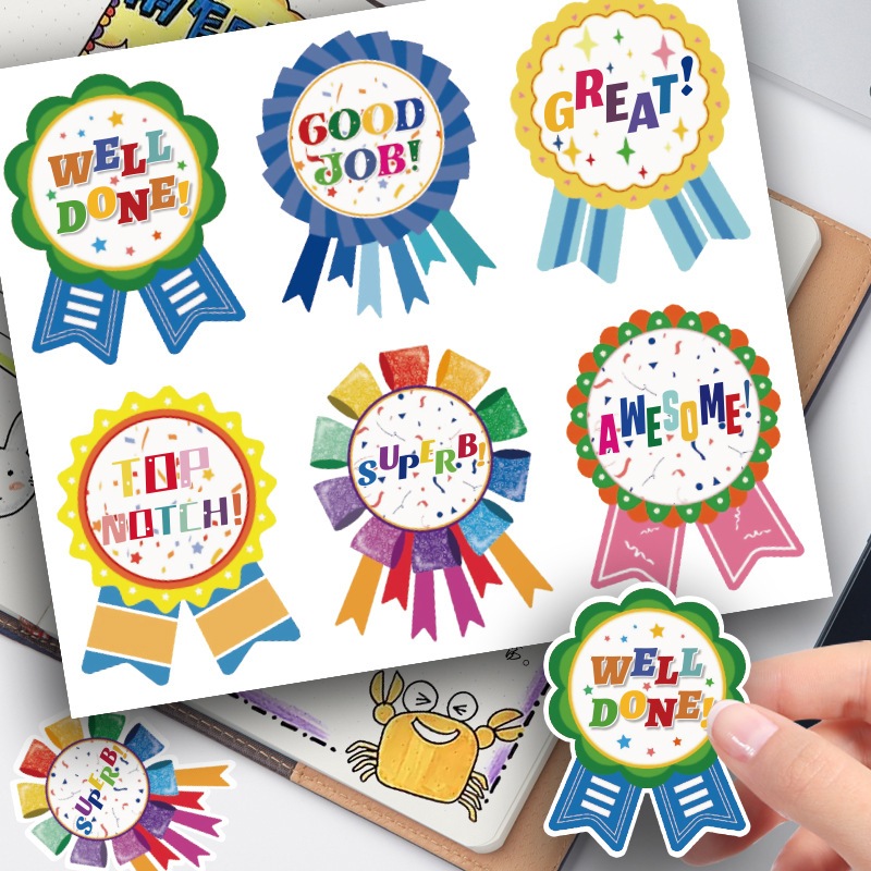 60Pcs Reward Stickers, Compliment Stickers, Reward Labels, Teacher ...