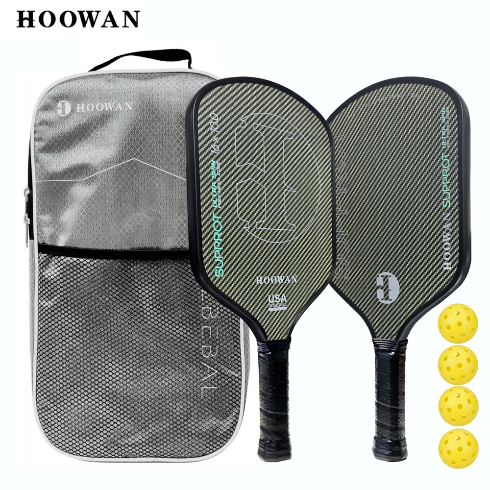HOOWAN SUPPROT Pickleball Paddle T700 Carbon Kevlar Hot Pressing ...